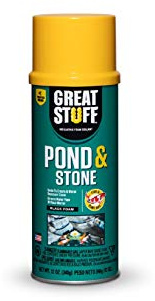 GREAT STUFF Pond & Stone Gap Filler | Insulating Foam Sealant, 12 oz. Can â Black