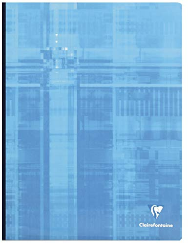 Clairefontaine 69342C - Set of 5 Brochure Notebooks - Size: 24x32 cm - 192 Small Square Pages - White Paper 90 g - Laminated Card Cover - Random Colours