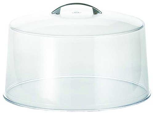 TableCraft 422 Cake Cover, 12x12x7.5, Clear Polystyrene Dome, BPA Free, Ideal for Displaying and Protecting Baked Goods