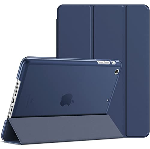 JETech Hülle für iPad mini 1 2 3, Schutzhülle mit Ständer Funktion und Auto Einschlafen/Aufwachen (Navy Blau)