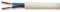 Pro Elec PEL01102 0.75 mm2 2182Y 2-Core mains Cable, 6A, White, 10 m