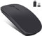 LEAPEST Wireless Bluetooth Mouse for MacBook Pro/Air/Mac/iPad/Laptop/Desktop/Mac/PC/Computer/Phone-Portable Slim Silent Office Mice with USB-C Adapter 2.4 GHz USB Mice (Black)