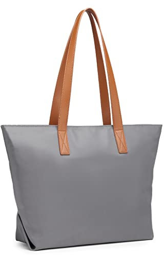Miss Lulu Shopper Damen Groß Tasche Damen Shopper Henkeltasche Damen, Tragetaschen für Damen, Nylon, wasserdicht, Laptop-Schultertasche, Einheitsgröße