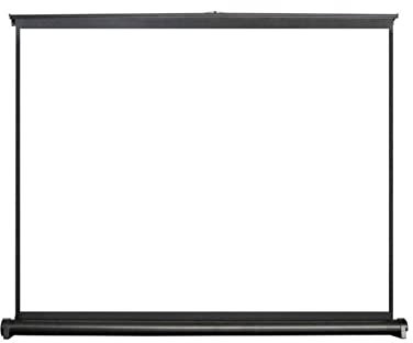 BYZOM Tabletop Projection Screen 20/30/40/50inch, Portable Desktop Projector Screen Pull Down For Office, Outdoor Home Theater Roll Up White Screens(40inch)