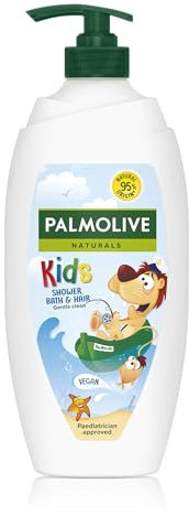 Palmolive Naturals Pompe à mousse pour douche et bain moussant pour enfants