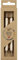 folia 23011-Penne puntine, 2 Penne per goffratura in Legno con 4 Punte, per Creare, Decorare e puntinare, Colore Nature, 2 Stück, 23011