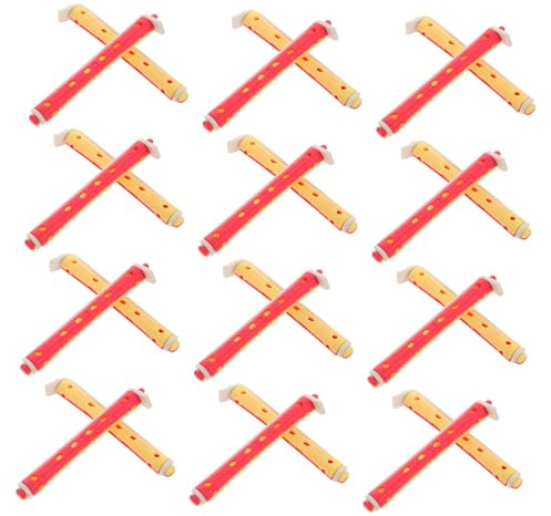 MAJORMENCH Juego De 24 Rulos Huecos Cabello Largo 9x91 Mm Para Permanente Sin Calor Rizos Naturales Suaves Para Mujeres Uso Doméstico Kit De Estilismo Versátil
