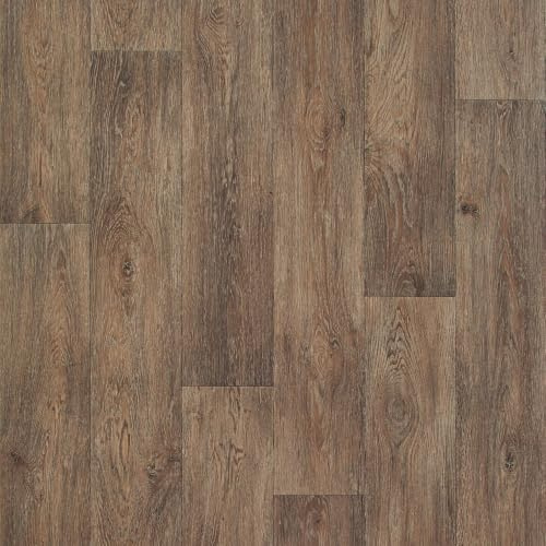 Aged Oak 691D Dark Wood Vinyl Flooring - 2m x 1m (6ft6 x 3ft3) | Dark Oak Wood-Effect Vinyl | 2.3mm Thick | R10 Slip Resistance | Foam Backed | Water Resistant | 2m, 3m & 4m Widths