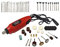 Amtech V2560 Mini Drill (60 Piece) with Bit Set for Craft and DIY. Electric Grinder Kit and Rotary Power Tool for Carving and Grinding