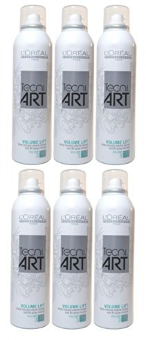 Loreal Volume Lift 6 x 250 ml Spray-Mousse Tecni.art Styling Sprühschaum Neue Serie