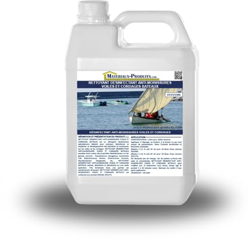 MATPRO Nettoyant désinfectant Anti-moisissures voiles et cordages Bateaux Verveine 2 L