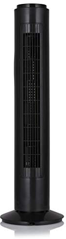 Signature S40012B 29” 3 Speed Tower Fan with Oscillation, Adjustable Tilt, Black