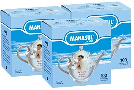 MANASUL Classic - Infuso Lassativo a base di Sen, Melissa, Menta, Liquirizia e Anice Verde, 100% Naturale senza Conservanti né Additivi. Confezione da 300 bustine.