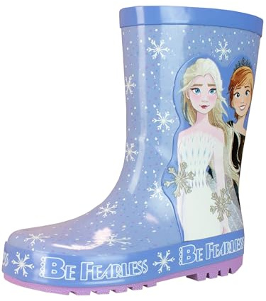 Disney Stivali di Gomma per Ragazze Frozen Blu 27