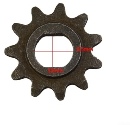 Piñones de repuesto para motor de scooter en varios tamaños para adaptarse a tus preferencias en una cadena de 25 horas (11T)