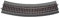 Desconocido Roco H0 Gleisbogen R4 (6Er Set)