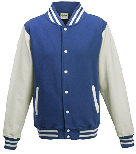 Just Hoods by AWDis Varsity Jacket Blouson Homme