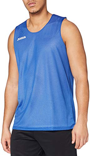 Joma CAMISETA REVERSIBLE ARO, Unisex Adults Basketball Jersey, Royal-White, L