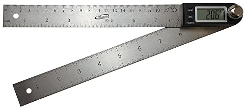 iGaging 35-408 Digital Protractor with 10 Rule, 11