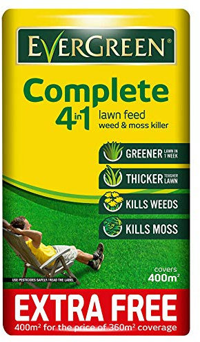 Pump Gun High Performance Complete 4 In 1 Lawn Food, Weed & Moss Killer - 400 m2 Fertiliser (1)