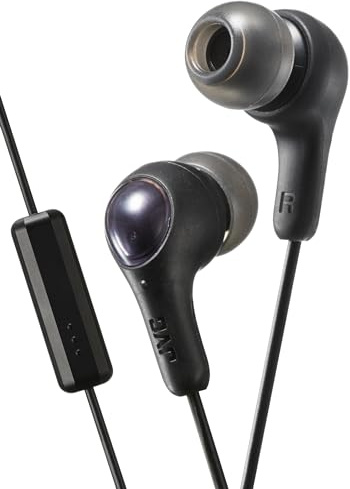 JVC HA-FX7M-BN-U Gumy Plus In-Ear Headphones with Remote Control and Microphone