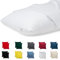 Kissenbezug 45x45 Baumwolle Premium Satin 2er Set Kissenhülle Deko für Kissen Sofa/Bett Stoff Superweicher Resistent Hypoallergen Anti-Milben Kopfkissenbezug mit Verdecktem Zip Voll Waschbar