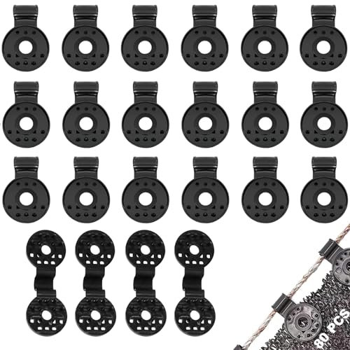 Gxlaihly 80 Pièces Noir Clips Plastique pour Toile ombrage,Clips Plastiques pour Toile d'ombrage,Filet Clips de Filet d'ombrage de Serre,Clips en Plastique pour Voile d'ombrag (80 PCS)