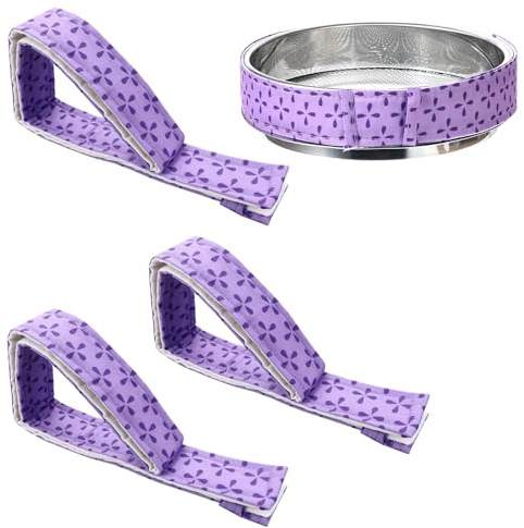 oruola 3 tiras para tartas, tiras de pastel para hornear uniformemente, tira ajustable para hornear, tira humedecida para moldes de pasteles, bandas de algodón grueso súper absorbentes para hornear