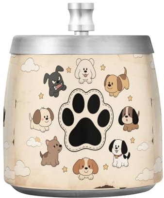 Posacenere per sigari in acciaio inox a forma di zampa di cane e gatto, con coperchio, per patio, balcone, interno, unico posacenere per sigarette da tavolo senza fumo, per amanti dei sigari e