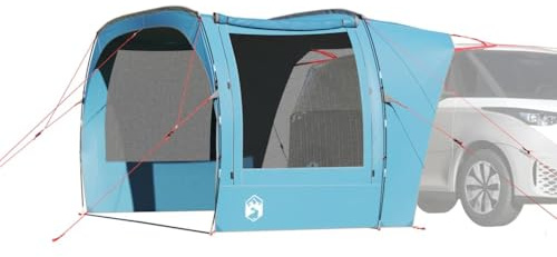 Bendmaxx Biltält grönt vattentätt av 185T polyester med PU-beläggning, 340 x 213 x, inklusive bärväska, stabilt campingtält med markpinnar, spänning och ventilation för utomhusbruk, festival