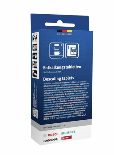 Genuine 00311821 Siemens Built-in Coffee Machines Descaler Tablets EQ Series EQ.8, EQ.7, EQ.5 (Pack of 3, TZ80002, 36g)
