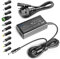 KFD Universal 15V DC Power Supply 5.5x2.1mm with Multi connector 5.5x2.5mm 3.5x1.35mm 4.0x1.7mm 4.8x1.7mm 5.5x3.0mm 6.5x4.4mm AC 100-240V UK cable Converter to 15 volts 4A 3A 60W Transformer