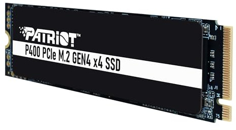 Patriot P400 1TB interne SSD - NVMe PCIe M.2 Gen4 x 4 - Solid State Drive -Lesen bis zu 7000MB/s, Schreiben bis zu 4800MB/s - P400P1TBM28H