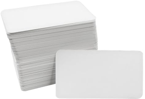WYAN 200 Pièces Blanc Cartes postales vierges,Cartes de notes,Cartes en Papier Kraft,Carte de Postale,pour les messages, le bricolage, comme cadeau(9 * 5 cm)
