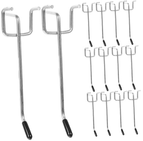 BUGUUYO Lot De 25 Métalliques Pour Étagères De Supermarché Pour Suspendre Des Outils Des Présentoirs De Vente Au Détail