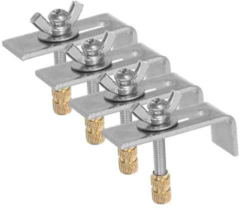 Veemoon 1Ensemble Support Évier Sous Plan Kit de Clips de Fixation pour Lavabo Accessoires de Montage Facile Stabilisation de Évier Encastré Installation Rapide