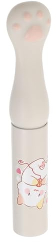 CATIEBYE Silicone Lip Brush with Cat's Claw Shape and Aluminum Handle, Reusable Lipstick Applicator with Cover, Easy to Carry Makeup Tool for Daily Makeup Routine and Travel