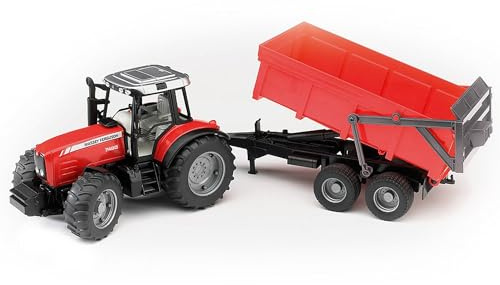 Massey Ferguson 7480 Tractor with Tipping Trailer