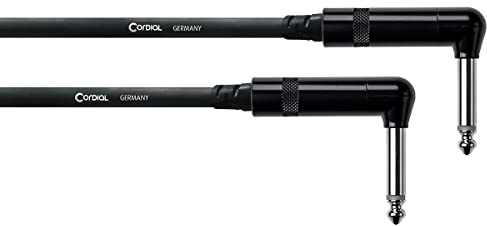 CORDIAL Kabel patch Gitarre jack abgewinkelt 30 cm Kabel INSTRUMENT Essentials Jacks abgewinkelt