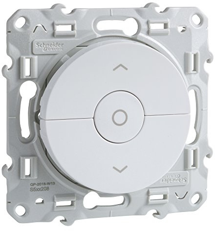 Schneider Electric S520208 Interrupteur volets roulants Odace 230 V Blanc