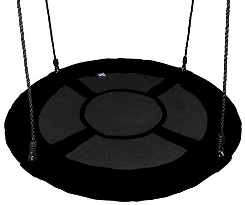 Disc Giant Nest Web Rope Hanging Tree Swing Seat Set Heavy Duty Easy to Set Up for Kids Children Adult Outdoor Backyard Garden 40/24