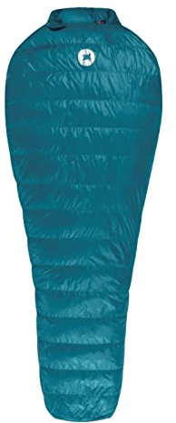 AEGISMAX Nano2 Ultraleichter Daunenschlafsack, blau-Peacock Blue, Regular