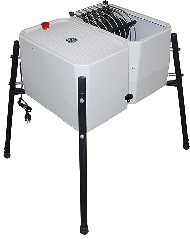 Novital Spiumatrice Spennapolli Esterina in ABS 24 Dita polli con griglia in Acciaio Inox Regolabile