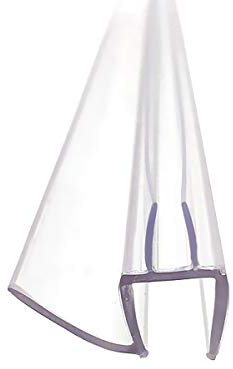 Cozylkx Frameless Glass Shower Door Sweep for 3/8 Glass, Bottom Seal with Drip Rail, 27.5 Long