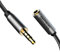 MMOBIEL 3.5mm Audio Stecker auf Buchse Aux Kabel - 4-Pol TRRS Buchsen - Aux auf Aux Verlängerungskabel - Audio und Mikrofon Funktion - für Headset, Kopfhörer, Telefon etc. - 1M