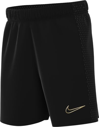 Nike K NK DF Acd23 K Br Short Longueur Genou, Noir/doré métallisé, 14-15 Ans Mixte Enfant