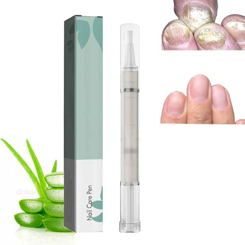 Healthy Conventional Nail Care Pen, Nail Care Pen, Nail Growth Serum Pen, Fast and Effective Treatment of Nail Fungus, Suitable for Nails, Containing Aloe Vera and Tea Tree Oil (1)