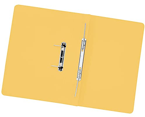 Q-Connect Transfer File 35mm Capacity Foolscap Yellow (Pack of 25) KF26057