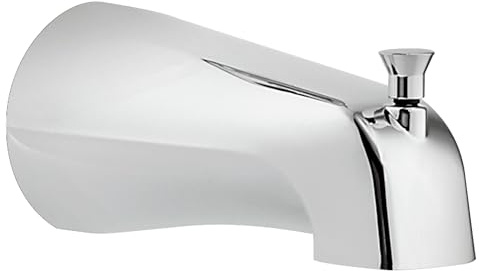 Moen Replacement Bathtub Spout with Lift Rod Diverter for Tub and Shower, Chrome Finish, 3801