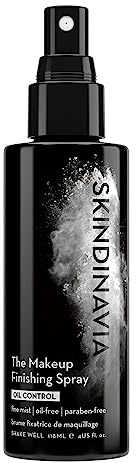 Skindinavia The Makeup Finishing Spray, Oil Control, 4 Fluid Ounce